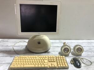 23M10-160N：ジャンク Apple アップル iMac M6498 アイマック 一体型 デスクトップ パソコン PC / M7803 Pro Keyboard スピーカー