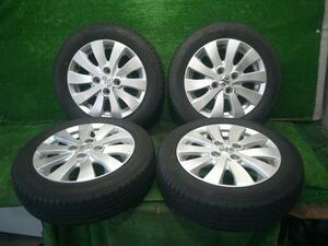 スペーシア MK32S サマー ファルケン 155/65R14 純正 14×4.5J アルミ 4本中古 タイヤホイール