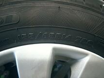 スペーシア MK32S サマー ファルケン 155/65R14 純正 14×4.5J アルミ 4本中古 タイヤホイール_画像9