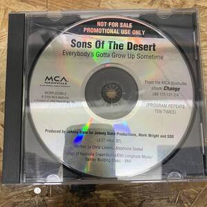 ◎ POPS,ROCK SONS OF THE DESERT - EVERYBODY'S GOTTA GROW UP SOMETIME シングル,PROMO盤 CD 中古品