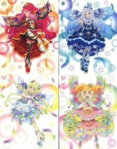 １円～オークション【新品】アニメBlu-ray☆アイカツスターズ 星のツバサ Blu-ray BOX 全4巻セット 初回限定版☆