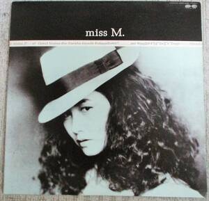 No1591　中島みゆき　MISS M.　LPレコード