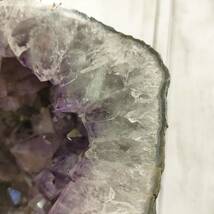 アメジストドーム 約２３Kg 紫水晶 原石 パワーストーン 置物 インテリア 【14185_画像4