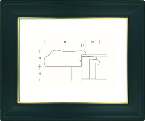 額縁 油彩額縁 油絵額縁 木製フレーム 糸巻マットなし 青黒 サイズF30号