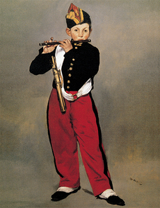 絵画 複製名画 キャンバスアート 世界の名画シリーズ エドゥアール・マネ 「笛吹く少年」 サイズ 25号