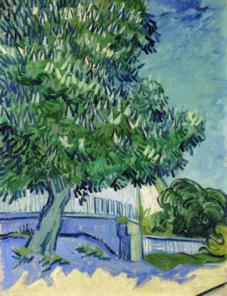 Painting Reproduction Masterpiece Canvas Art World Masterpiece Series Vincent van Gogh Blooming Horse Chestnut Tree Size 10, Housing, interior, others