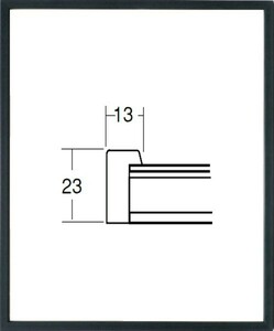 デッサン用額縁 木製フレーム UVカットアクリル付 5767N 三三サイズ ブルー