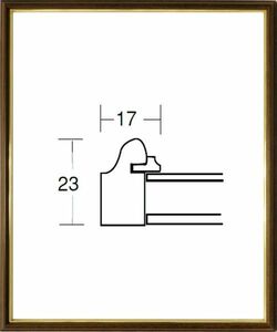 デッサン用額縁 木製フレーム 5702 小全紙サイズ ブラウン