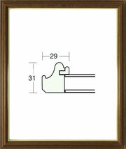 デッサン用額縁 木製フレーム 5703 太子サイズ ブラウン_画像1