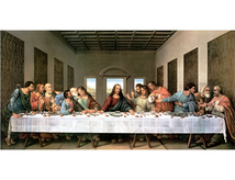 絵画 額縁付き 複製名画 世界の名画シリーズ レオナルド・ダ・ヴィンチ 「 最後の晩餐 」 サイズ 3号_画像2