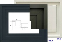 油絵用 額縁　アートフレーム 9976 サイズ F3号 ホワイト 白_画像5