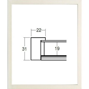 デッサン用額縁 5660 三三サイズ ホワイト