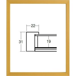 デッサン用額縁 5660 八ッ切サイズ 木地