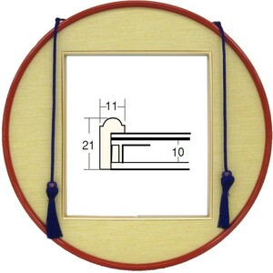 色紙額縁 樹脂製フレーム 4400 朱八千代