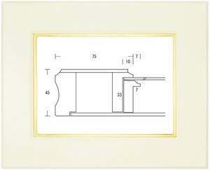 額縁 油彩額縁 油絵額縁 木製フレーム 平良 サイズSM