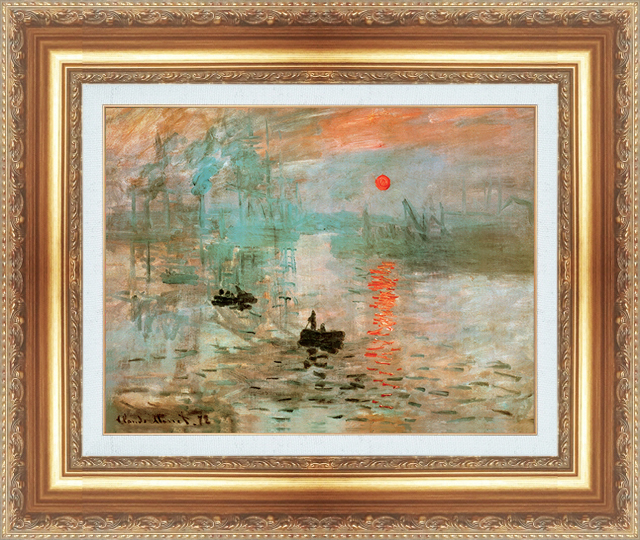 絵画 複製名画 キャンバスアート 世界の名画シリーズ クロード・モネ