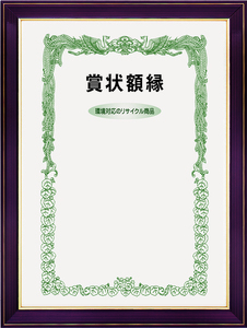 賞状額縁 許可証額縁 UVカットアクリル ネオ光輝(0142) 褒賞 ブラウン