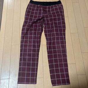 Scroll チェックパンツ カジュアルパンツ