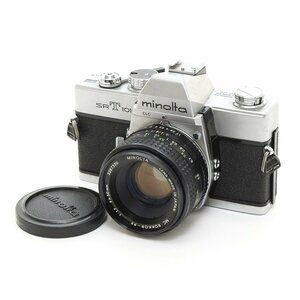 ▽489147 ミノルタ MINOLTA SRT101 MC ROKKOR-PF 1：1.7 f=50mm フィルムカメラ シャッターOK ジャンク
