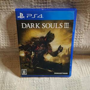 美品[Zm] PS4 Play Station 4 　DARK SOULS III ダークソウル3　定形外郵便250円発送