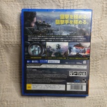 美品[Zo] PS4 Play Station 4 スナイパー ゴーストウォリアー3　　定形外郵便250円発送_画像2