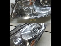 1521 ※美品※ V36 スカイライン HID ※ 左右 ヘッドライト ヘッドランプ メッキ 刻印：A KOITO 100-63861 ※ 日産 純正 AFS無　A-48_画像6