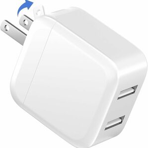 USB 充電器 ACアダプター 12W iPhone 充電器 2ポート