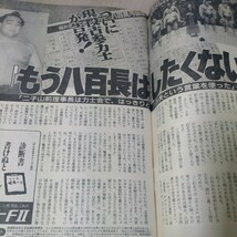 週刊ポスト　1992年5/8・15　大サービス合併号_画像7