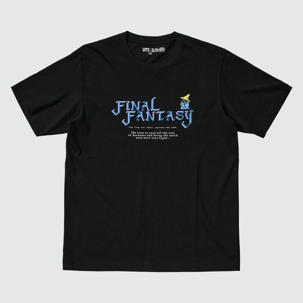 新品 XL サイズ Final Fantasy ファイナルファンタジー 35周年 ユニクロ UNIQLO UT コラボ Tシャツ 半袖 タグ付き ブラック