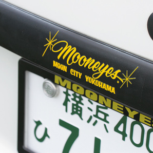 送料85円 MOON City YOKOHAMA 抜きデカール MOONEYES WHの画像2