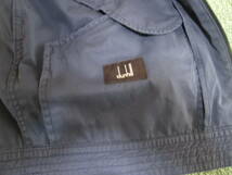  ダンヒル ネイビージャケット Sサイズ Ｒ（fit）国内正規品　ポルトガル製コットン100% ブルゾン dunhill _画像3