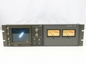 LEADER ステレオ波形オーディオモニター 5835 SONY 2CH VUメーター VU-310 セット 動作品 *385507 515