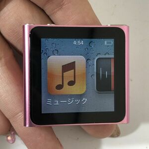 【送料無料】表示OK Apple アップル iPod nano アイポッド ナノ 本体 第6世代 MC698J 現状品 AA2927小2985/1026