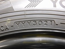 15インチ トヨタ純正 185/60R15 5.5J 100 アクア/ヤリス IG70 バリ溝 中古スタッドレスタイヤホイール【4本セット】送料無料(ASS15-0685）_画像8