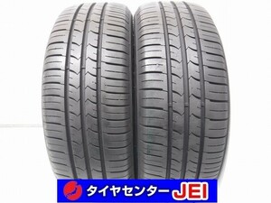 165-55R14 9分山 グッドイヤー エフィシエントグリップエコハイブリッドEG01 2020年製 中古タイヤ【2本セット】送料無料(AM14-6309）