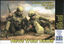 マスターボックス　MB35230 1/35 ウクライナ兵士2体猫1匹・家からの便り・ロシア・ウクライナ戦争シリース7_画像1
