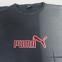 古着 メンズXL PUMA/プーマ Tシャツ 半袖 スポーツMIX カジュアル グレー_画像4