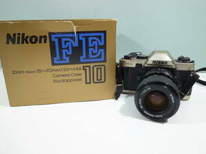 ☆ジャンク Nikon ニコン FE10 ZOOM-NIKKOR 35～70mm 1:3.5～4.8 フィルムカメラ ※動作未確認 (管理：5319）