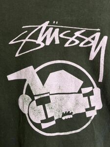 90年代中期　ステューシー　STUSSY 紺タグ　L ビンテージ　USA製　スケーター　スケボー　検　エイトボール　シャドーマン　オールド