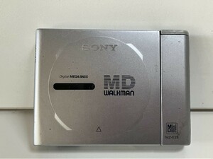 Eu624◆SONY ソニー◆MDプレーヤー MD WALKMAN ウォークマン PORTABLE MINIDISC PLAYER MZ-E25 シルバー オーディオ機器 再生専用 ジャンク