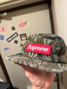 Supreme Camp キャンプキャップ ボックスロゴ キャップ ジェットキャップ　カモ柄