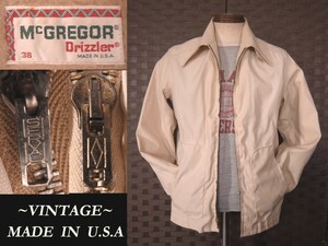 60s70s ビンテージ McGregor マクレガー USAアメリカ製 Drizzler ドリズラー Dポケ vintage スウィングトップRLマッコイズ BARACUTA モデル