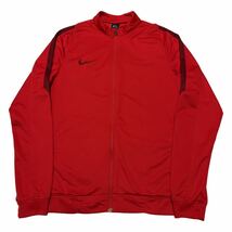 NIKE ナイキ ジャージジャケット フットボール レッド XL_画像1