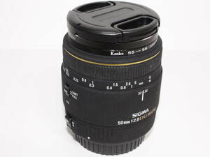 ★新品級★SIGMA シグマ 単焦点マクロレンズ MACRO 50mm F2.8 EX DG キヤノン用 フルサイズ対応 』