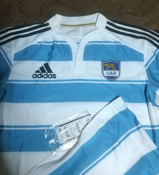 値下げ交渉 2011年 ラグビー アルゼンチン代表 ファーストジャージ 未使用 紙タグ付き adidas 検)RUGBY ARGENTINA PUMAS 1st JERSEY W/TAGS