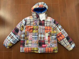 Supreme Madras Reversible Windstopper Puffer Jacket シュプリーム マドラス リバーシブル ウィンドストッパー パフィ ジャケット L