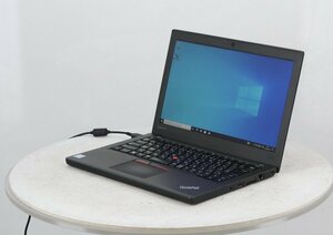 lenovo 20K5-A02AJP ThinkPad X270 Win10　Core i3 6006U 2.00GHz 4GB 128GB(SSD)■現状品