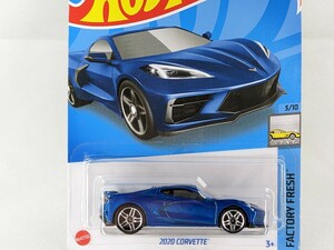 US版 ホットウィール 2020 コルベット ブルー 青 CORVETTE Hot Wheels Factory Fresh L2593 HCW39