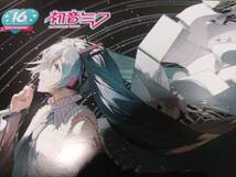 【初音ミク Happy 16th Birthday フィギュア★チラシ】スケールフィギュア展示会 Rella イラスト HATSUNE MIKU_画像1