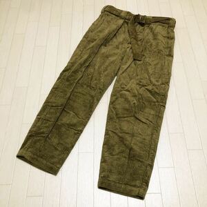 和51★ Dickies nano&co ディッキーズ ナノアンドコー コーデュロイ パンツ ボトムス L メンズ カーキ ナノユニバース brisbane moss